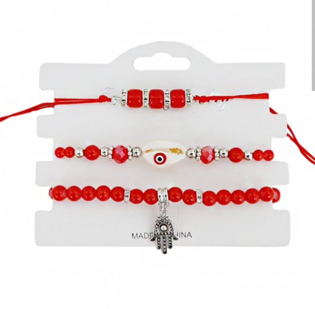 Evil Eye Bracelet Protection Set